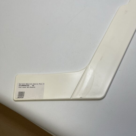 Norfolks Admirals Official AHL SHER-WOOD Mini Goalie Hockey Stick NEW - Picture 8 of 8